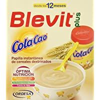 Los mejores  - Blevit Plus Cola Cao- 1 unidad 600 gr. A partir de los 12 meses- contiene gluten.